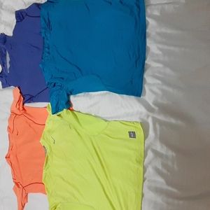 LOT of 4 Nike compression dri-fit shirts